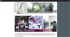 Desktop Screenshot of bellevuefineart.com
