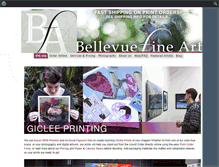 Tablet Screenshot of bellevuefineart.com